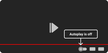 Turn autoplay off